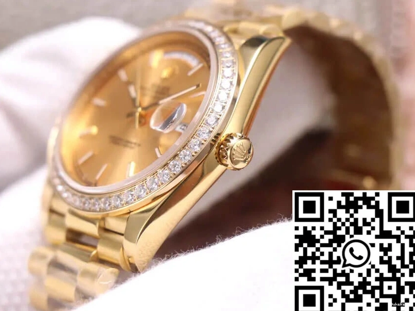 Champagne Rolex EW Dial Factory M228348RBR-0008 Day-Date 0315